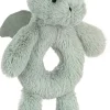 Jellycat Bashful Dragon Ring Rattle, 7"