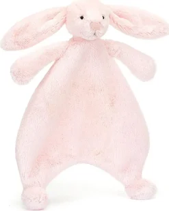 Jellycat Bashful Pink Bunny Comforter, 11"