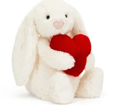 Jellycat Bashful Red Love Heart Bunny Medium, 12