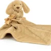 Jellycat Bashful Toffee Puppy Soother, 13"