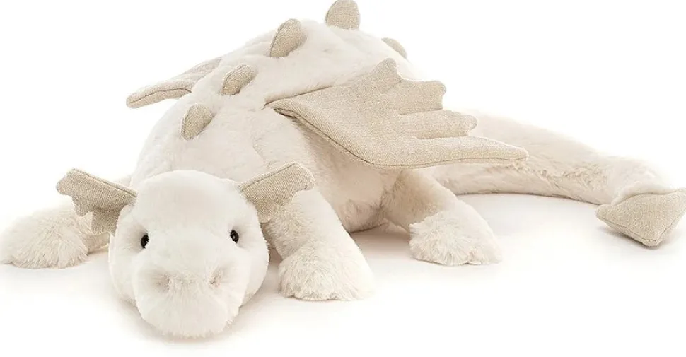 Jellycat Snow Dragon Medium, 20"