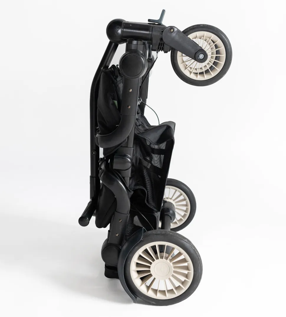 Joey (2 Seater) Stroller Wagon with 1 Canopy - Black