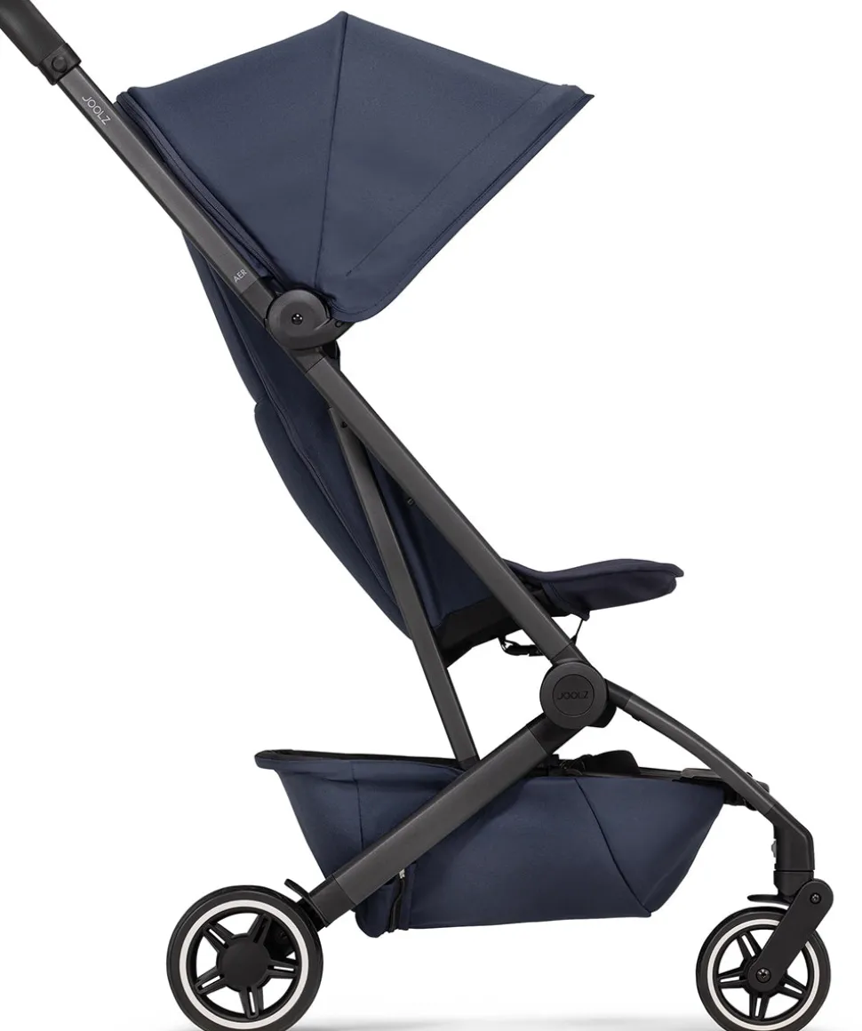 Joolz Aer+ Lightweight Compact Stroller + Bassinet Bundle - Navy Blue