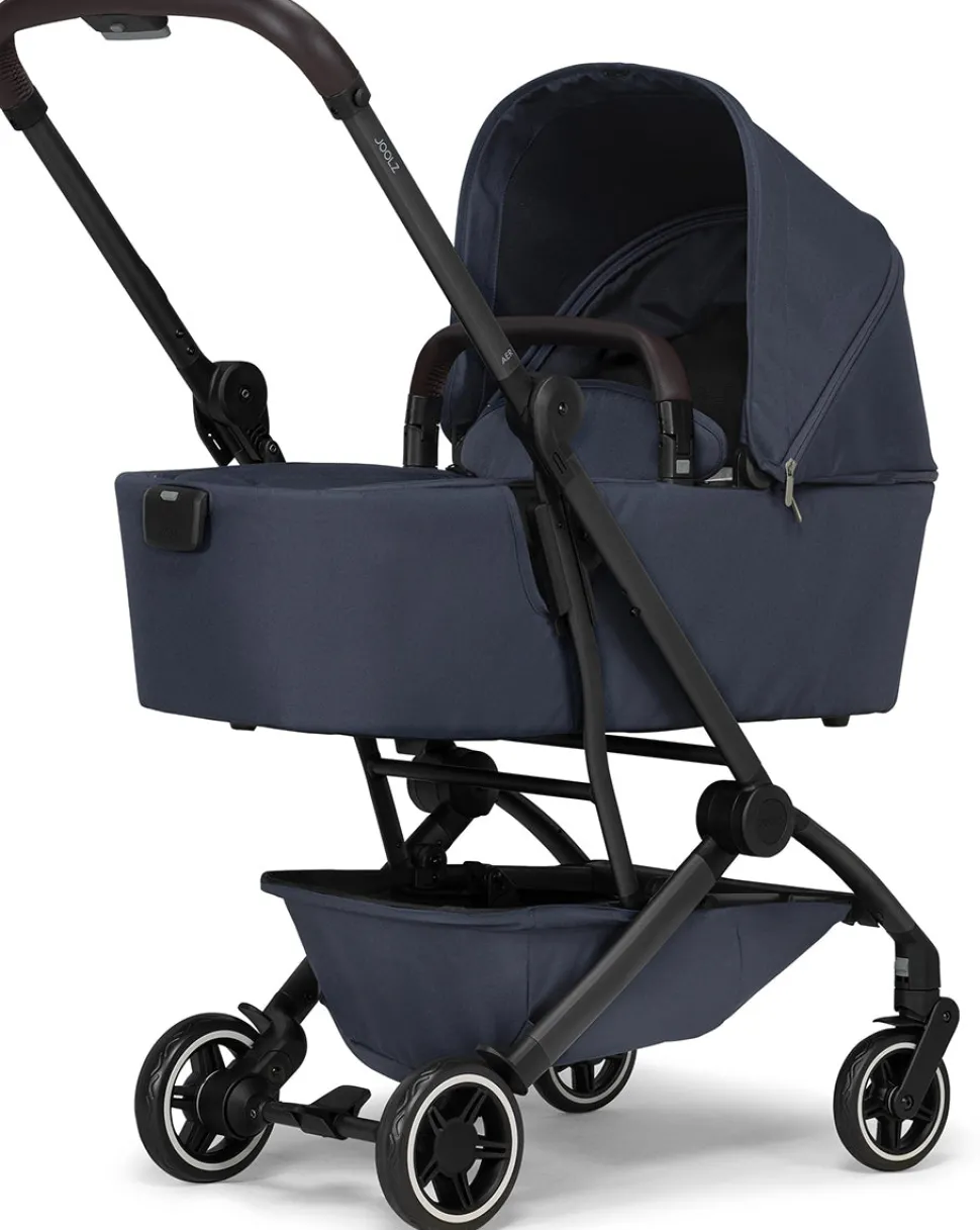 Joolz Aer+ Lightweight Compact Stroller + Bassinet Bundle - Navy Blue