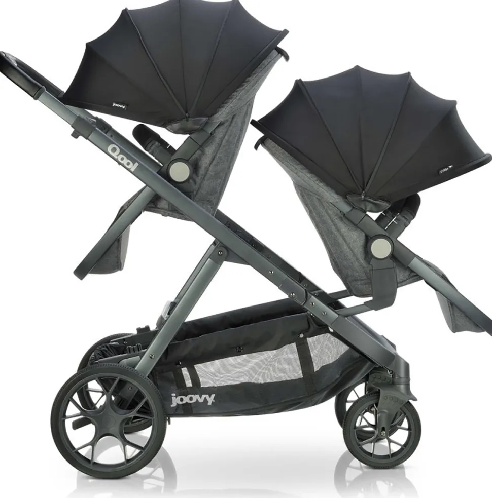 Joovy Qool Second Seat - Grey Melange