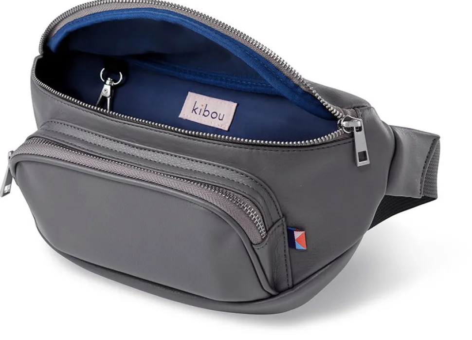 Kibou Diaper Bag Fanny Pack - Charcoal Gray