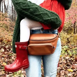 Kibou Diaper Bag Fanny Pack - Brown