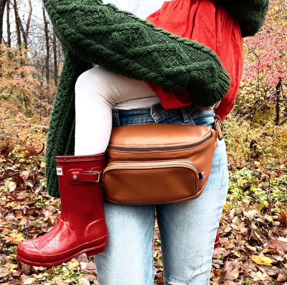 Kibou Diaper Bag Fanny Pack - Brown