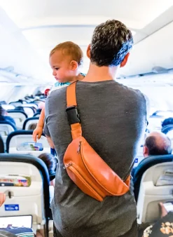 Kibou Diaper Bag Fanny Pack - Brown