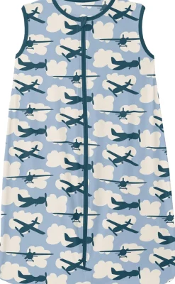 KicKee Pants Lightweight Sleeping Bag - Pond Airplanes, 0-6 Months