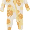 KicKee Pants Muffin Ruffle Footie with Zipper - Wallaby Hydrangea, 3-6 Months