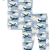 KicKee Pants Short Sleeve Pajama Set - Pond Airplanes, 6 Years