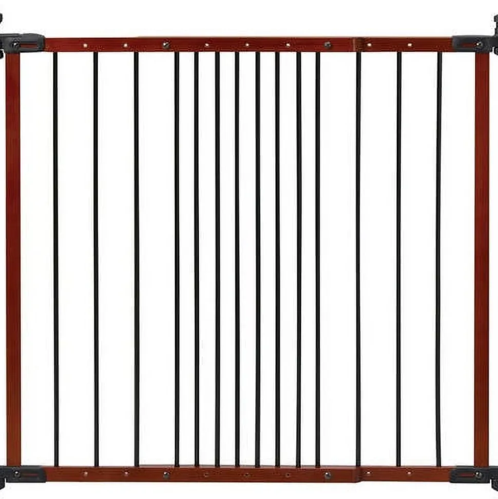 KidCo Angle Mount Designer Safeway Wall Mounted Baby Safety Gate - Cherry