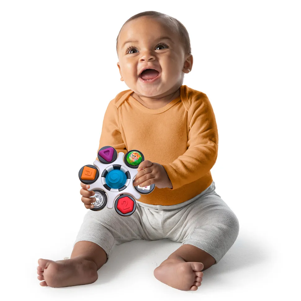 Kids2 Baby Einstein Curiosity Clutch Twist & Pop Rattle Teether Infant Toy