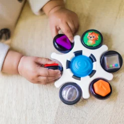 Kids2 Baby Einstein Curiosity Clutch Twist & Pop Rattle Teether Infant Toy