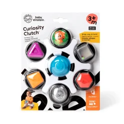 Kids2 Baby Einstein Curiosity Clutch Twist & Pop Rattle Teether Infant Toy