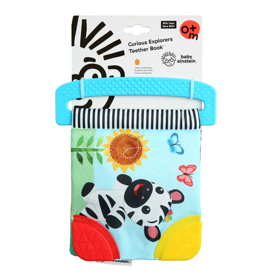 Kids2 Baby Einstein Curious Explorers Teether Book Take-Along Toy