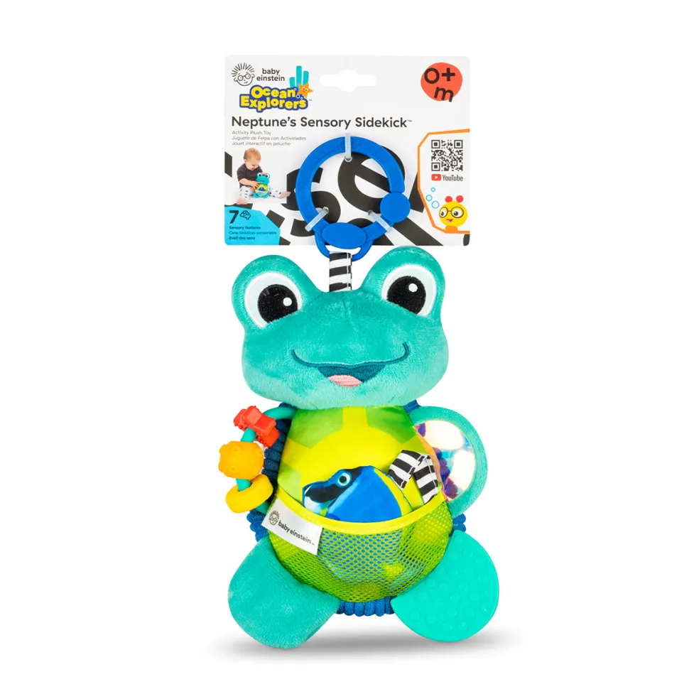 Kids2 Baby Einstein Neptune's Sensory Sidekick Activity Plush Toy