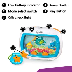 Kids2 Baby Einstein Sea Dreams Soother Crib Toy and Sound Machine