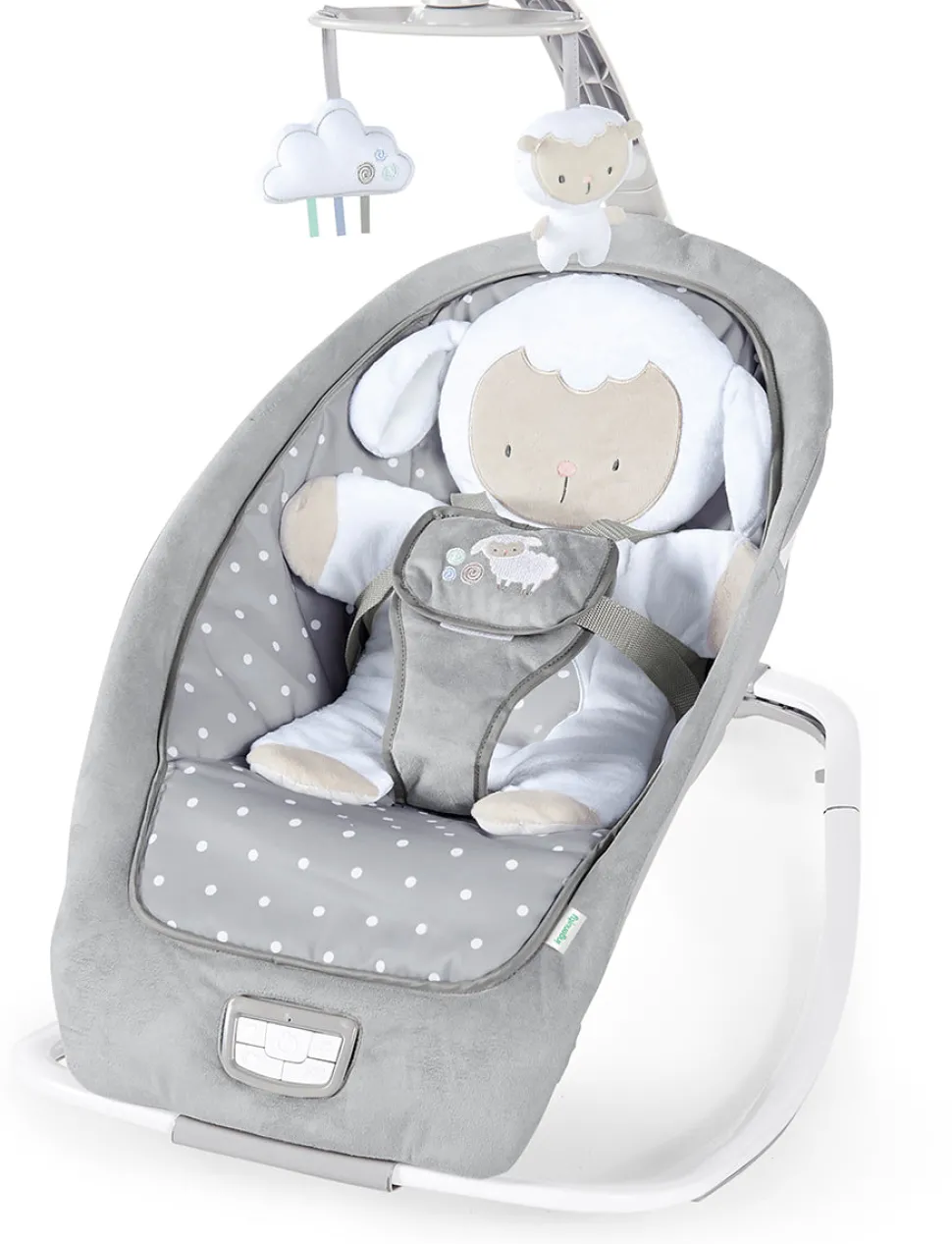 Kids2 Ingenuity Infant to Toddler Rocker and Baby Bouncer Seat - Cuddle Lamb