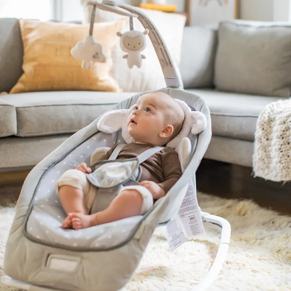 Kids2 Ingenuity Infant to Toddler Rocker and Baby Bouncer Seat - Cuddle Lamb