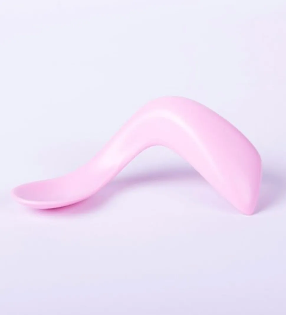 Kizingo Right Handed Toddler Spoon - Grapefruit