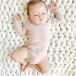 Kyte Baby Long Sleeve Bodysuit - Blush (6-12 months)