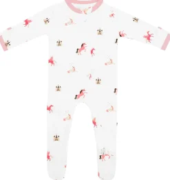 Kyte Baby Zippered Footie - Unicorn (0-3M)