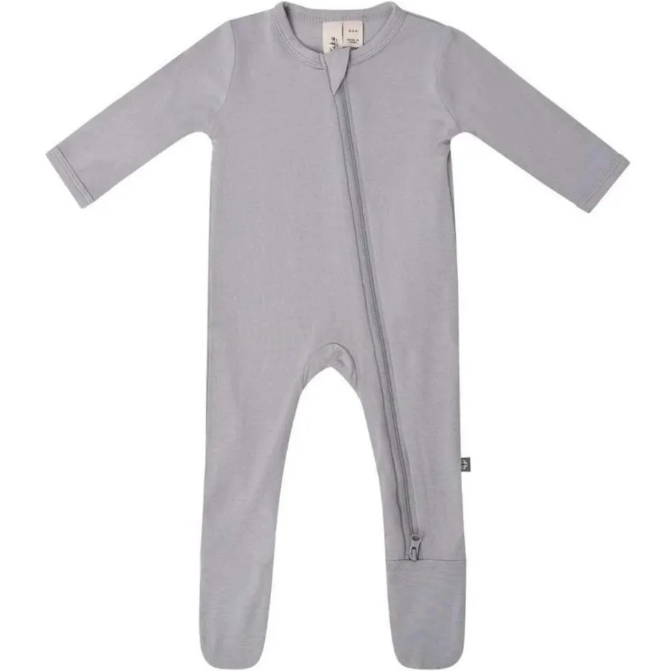 Kyte Baby Zippered Footie - Storm (3-6 Months)