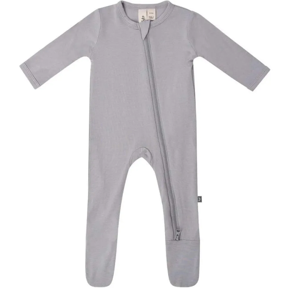 Kyte Baby Zippered Footie - Storm (3-6 Months)