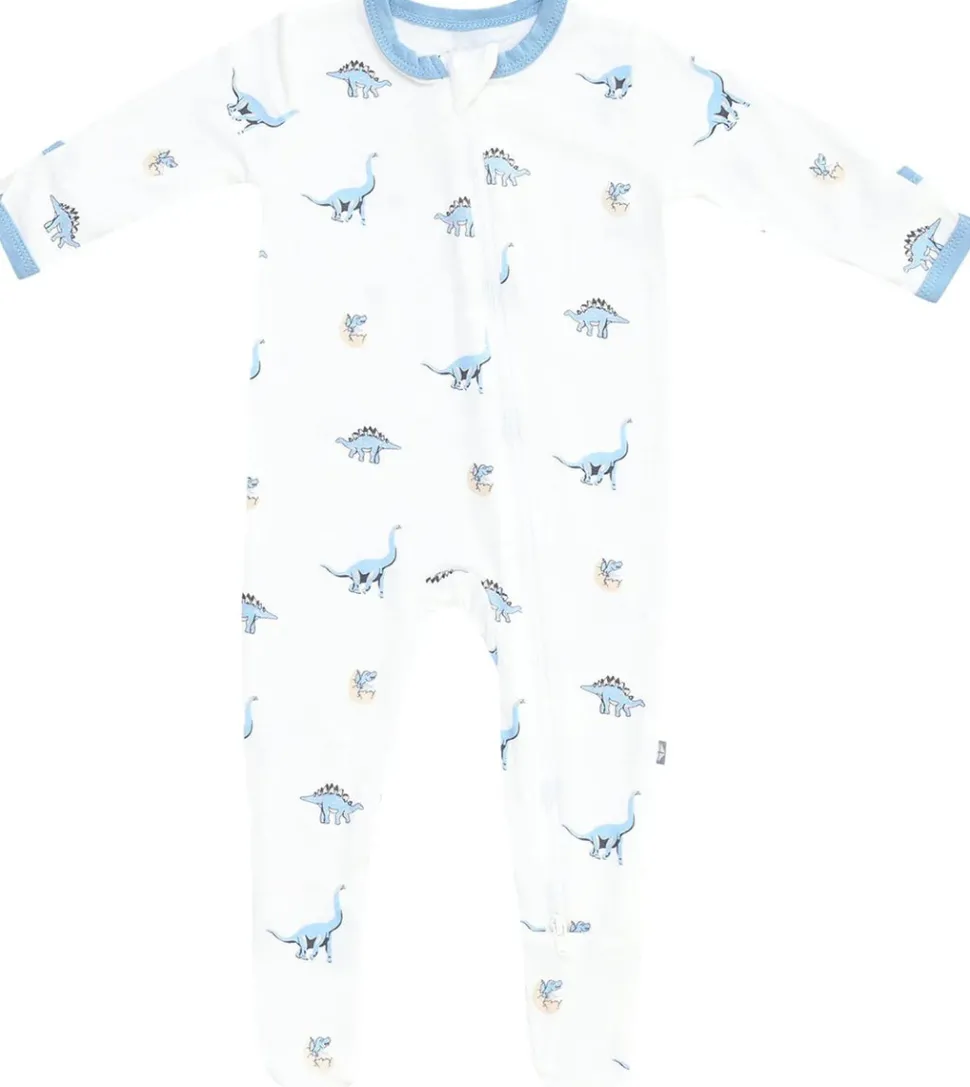 Kyte Baby Zippered Footie - Jurassic (0-3M)