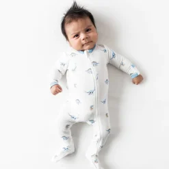Kyte Baby Zippered Footie - Jurassic (0-3M)