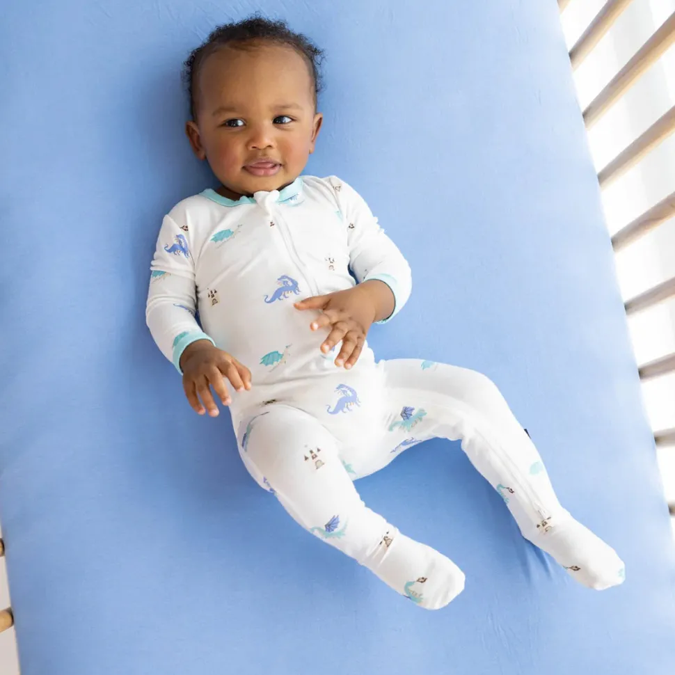 Kyte Baby Zippered Footie - Dragon (3-6M)
