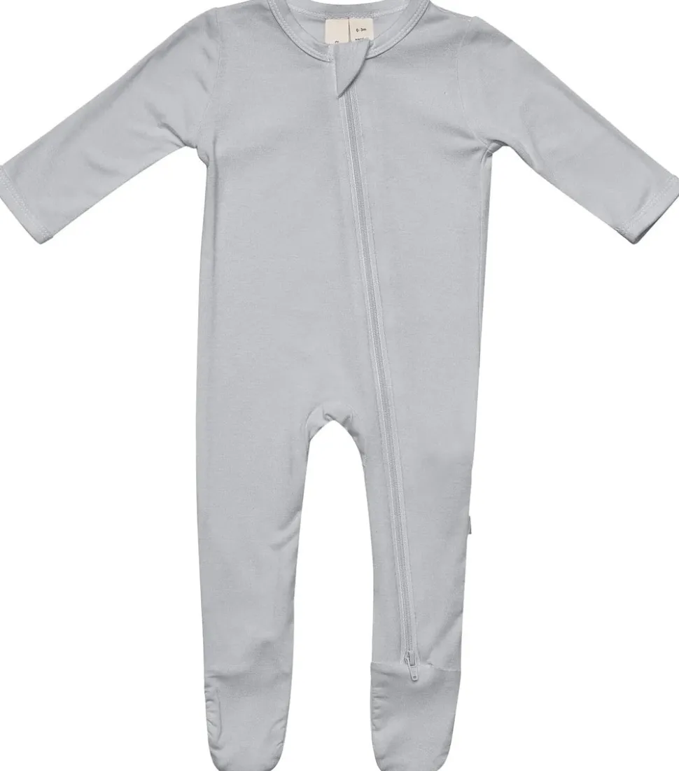 Kyte Baby Zippered Footie - Storm (0-3M)