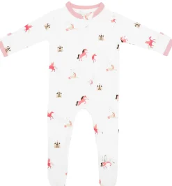 Kyte Baby Zippered Footie - Unicorn (Newborn)