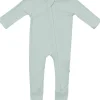 Kyte Baby Zippered Footie - Sage (3-6 months)