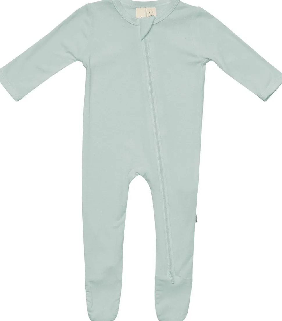 Kyte Baby Zippered Footie - Sage (3-6 months)