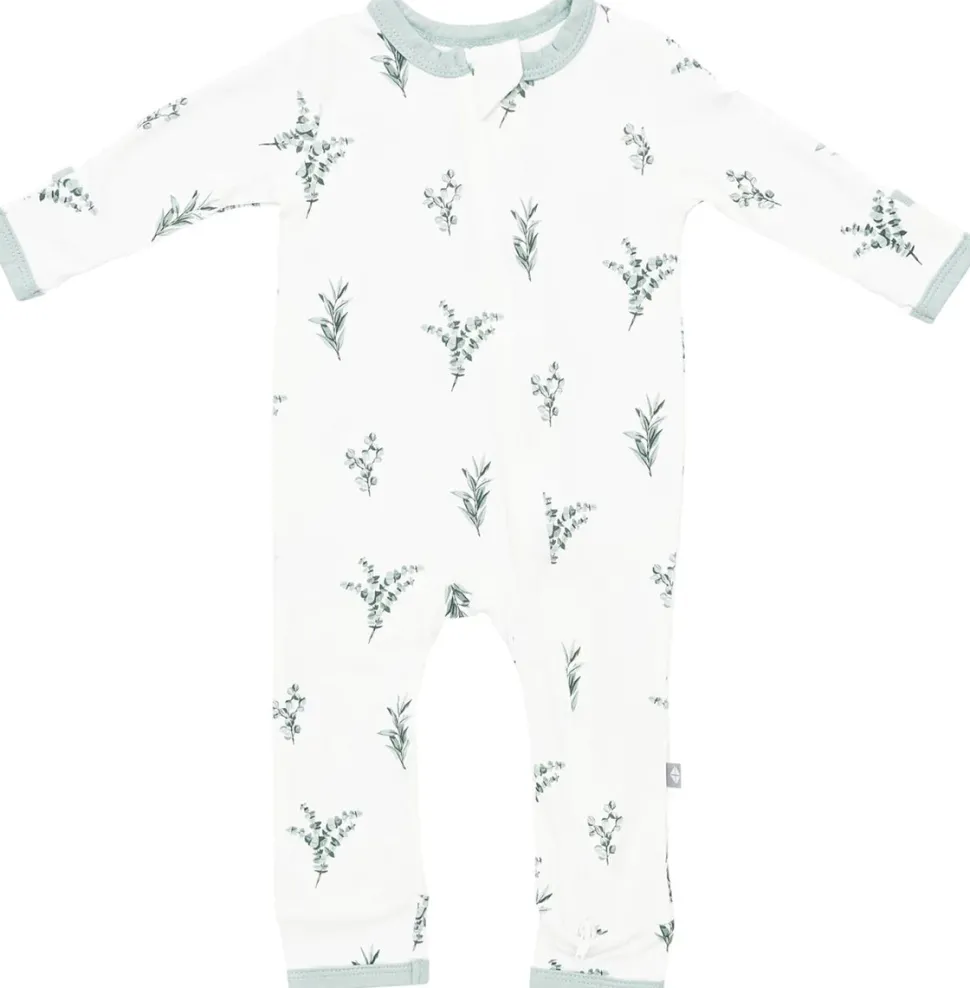 Kyte Baby Zippered Romper - Eucalyptus (6-12M)