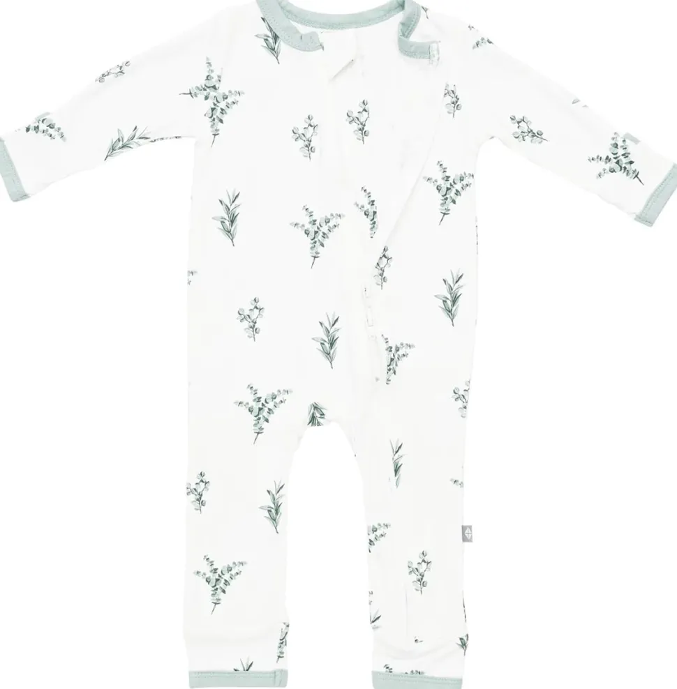 Kyte Baby Zippered Romper - Eucalyptus (6-12M)