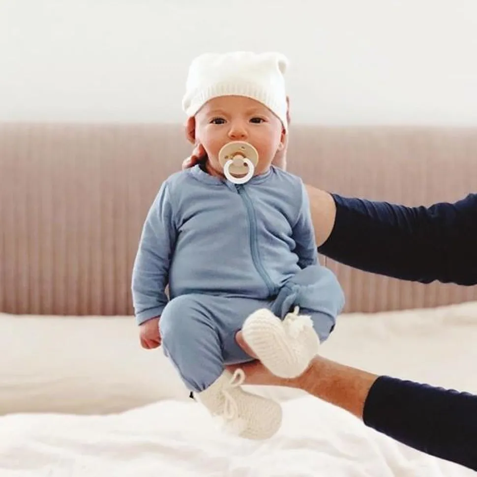 Kyte Baby Zippered Romper - Slate (3-6 months)
