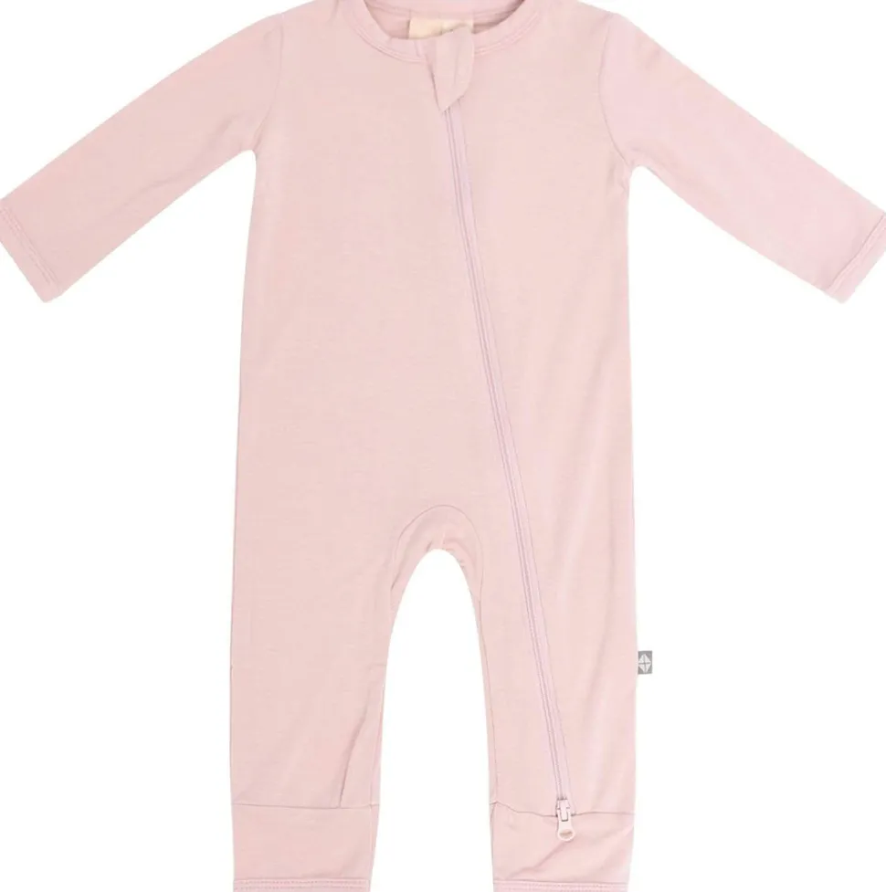 Kyte Baby Zippered Romper - Blush (0-3 months)