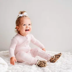 Kyte Baby Zippered Romper - Blush (0-3 months)