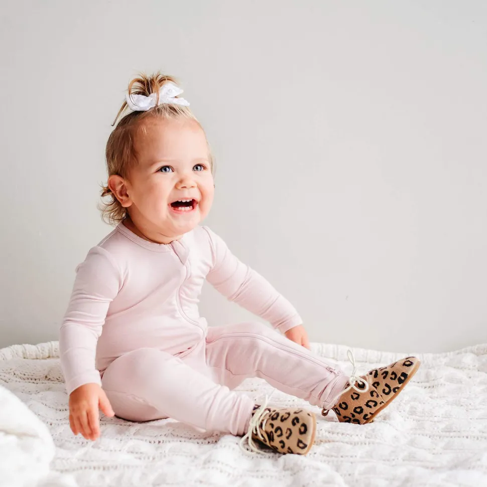 Kyte Baby Zippered Romper - Blush (0-3 months)