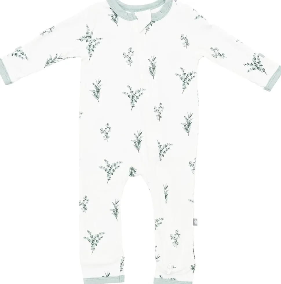 Kyte Baby Zippered Romper - Eucalyptus (3-6M)