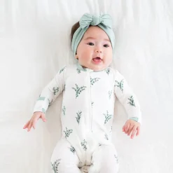 Kyte Baby Zippered Romper - Eucalyptus (3-6M)