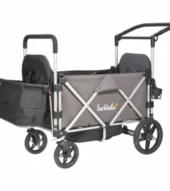 Larktale Caravan (3 Seater) Stroller Wagon Bundle - Mornington Gray