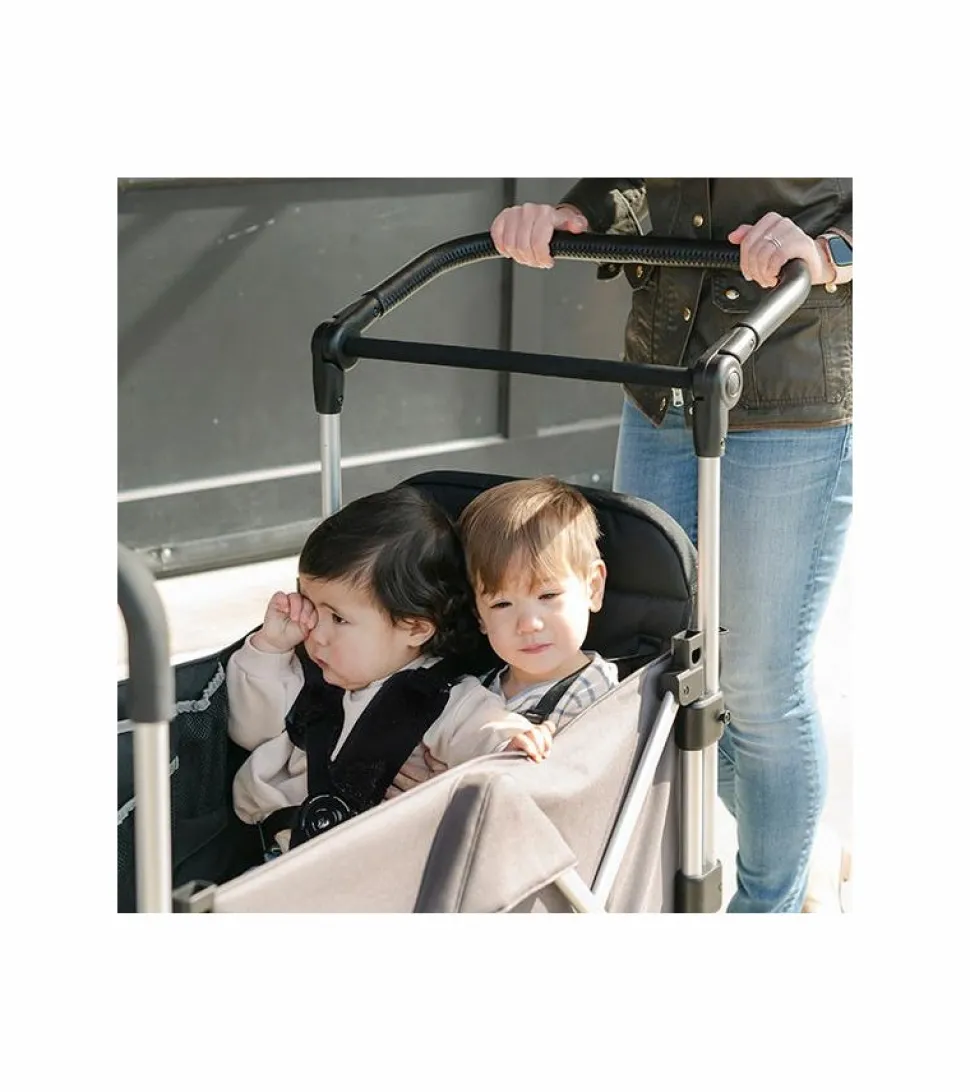 Larktale Caravan (3 Seater) Stroller Wagon Bundle - Mornington Gray