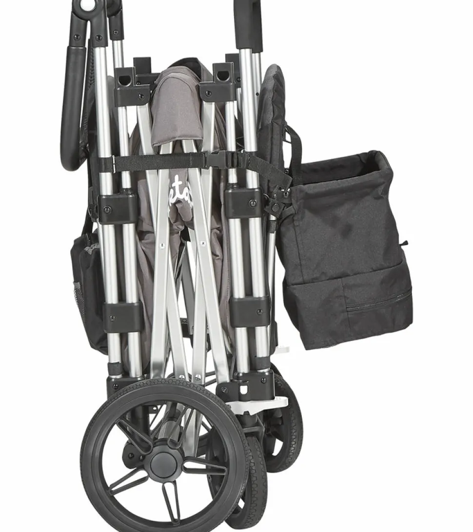 Larktale Caravan (3 Seater) Stroller Wagon Bundle - Mornington Gray