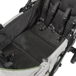 Larktale Caravan Coupe Quad (4 Seater) Stroller Wagon - Gray / Black