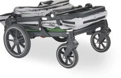 Larktale Caravan Coupe V2 (2 Seater) Stroller Wagon - Gray / Black